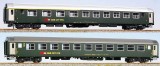 Set of 2 passenger cars 1st/2nd and 2nd class